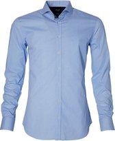 City Line By Nils Overhemd - Body Fit - Blauw - 42