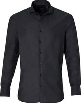 Nils Overhemd - Slim Fit - Zwart - 42