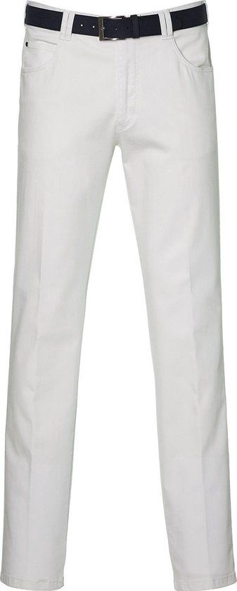 Meyer Pantalon Dubai - Modern Fit - Wit - 55 | bol.com