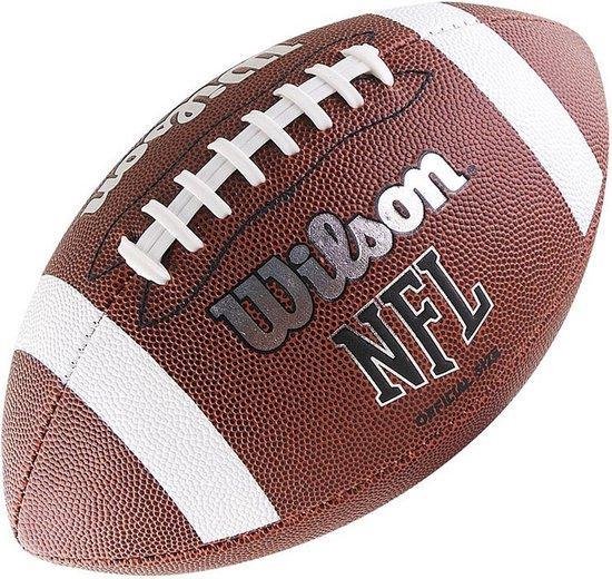 Wilson Nfl Jet Black Official American Football - Black - Incl. Naaldnippel