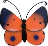 Handgemaakte Houten Vlinder (Oranje)