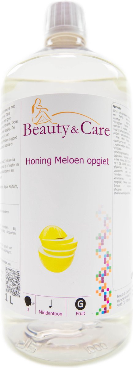 Beauty & Care - Honing-Meloen opgiet - 1 liter - sauna geuren