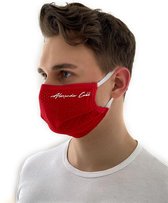 Mondmasker 4-laags Rood Mesh | Mondkapje Wasbaar | Europese Productie