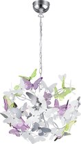 LED Hanglamp - Trion Baduli - G9 Fitting - 4-lichts - Rond - Glans Chroom - Aluminium - BSE
