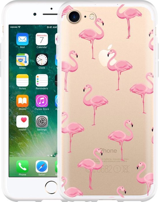 bol.com | iPhone 7 Hoesje Flamingo