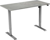 Elektrisch zit-sta bureau Basic 160 Betonlook-grijs