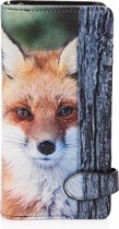 Shagwear Portemonnee Dames - Trendy Ritsportemonnee - Kunstleer - Red Fox (009791Z)