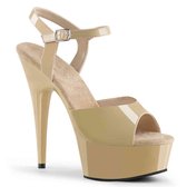 EU 42,5 = US 12 | DELIGHT-609 | 6 Heel, 1 3/4 PF Ankle Strap Sandal