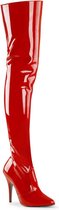 Pleaser Overknee Laarzen -47 Shoes- SEDUCE-3010 US 16 Rood