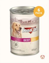 Bonacibo Blik Rund - Hondenvoer - 400 gr / 6 pack
