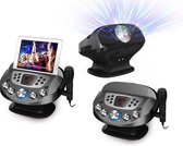 karaokeset karaoke machine met ingebouwde accu, bluetooth, echo en microfoon