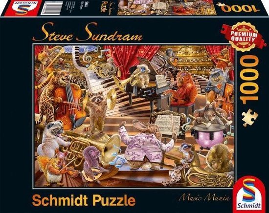 Schmidt Music Mania, 1000 stukjes - Puzzel - 12+ | bol.com
