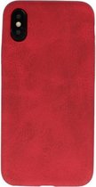 Bestcases Back Cover - Telefoonhoesje iPhone Xs - Rood