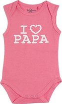 Fun2Wear Romper love papa Pink maat 50