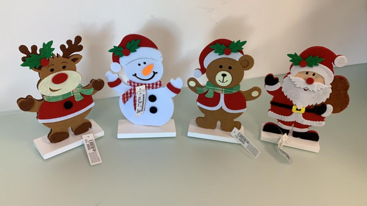 4 kerst poppetjes