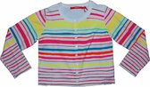 Oilily cardigan Kiezel (felle strepen) (Wit) - 110