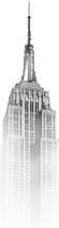 Schilderij Empire State building 120 x 180 - Pixello - canvas - woonkamer - slaapkamer - Amerika - print