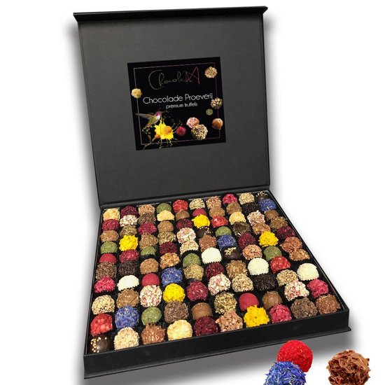 ChocolaDNA ultieme luxe doos chocolade bonbons (truffels) - 100 stuks... | bol.com