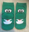 foto van Merkloos Super Mario karakter Yoshi Unisex Enkelsokken 31-35