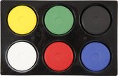 Waterverf, d: 44 mm, h: 16 mm, 1 set, primaire kleuren