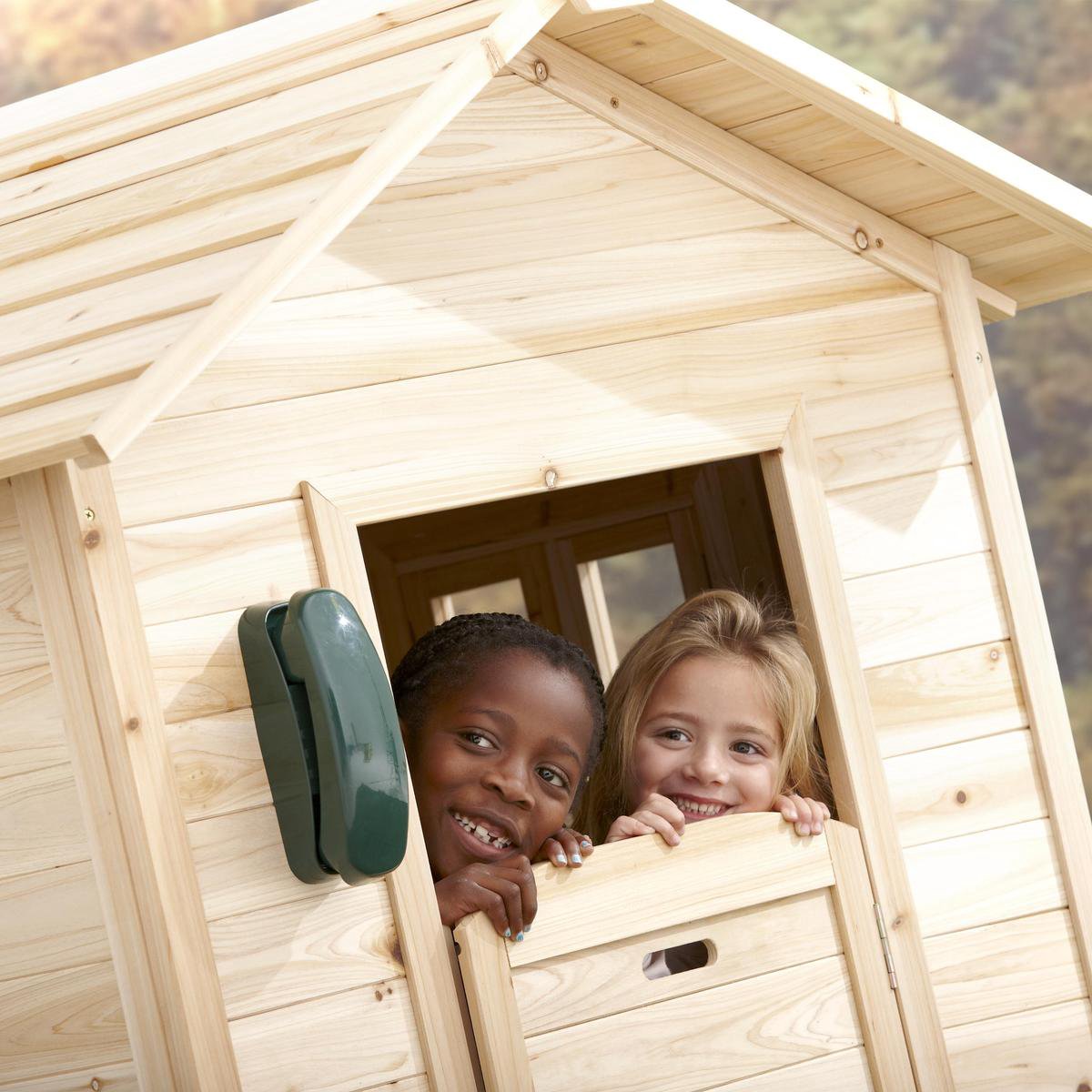 AXI Noa Speelhuis in Bruin - Speelhuisje voor de tuin / buiten - FSC hout - Tuinhuisje voor kinderen - 10 jaar garantie! — afbeelding 10