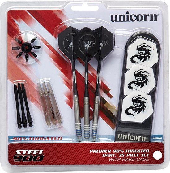 Overleving matchmaker federatie Unicorn - Steel 900 - 22 gram - dartpijlen - inclusief - darts accesoires |  bol.com