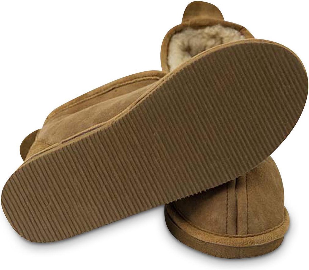 Texelana wollen sloffen en pantoffels voor dames & heren pantoffel van schapenvacht model Frida