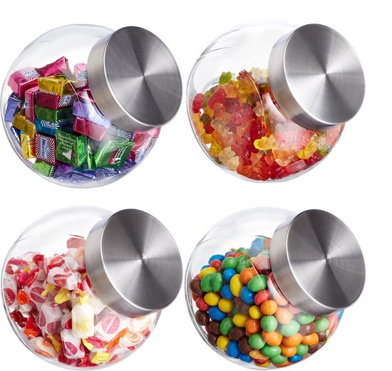 10 Pièces Rond Transparent Pratique Cas De Bonbons En Plastique Boîte De 
