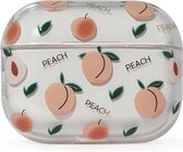 Coverz AirPods pro hoesje Peach - AirPods pro hard case