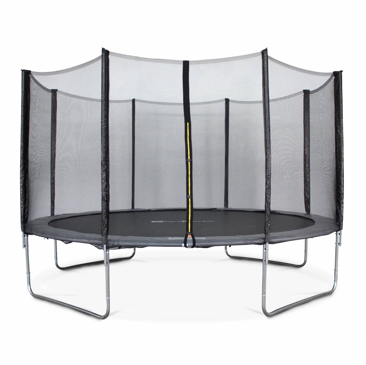 Trampoline Mercure Ø 400 cm en veiligheidsnet - Grijs