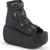 Demonia Plateau Laarzen -40 Shoes- VIOLET-150 US 10 Zwart