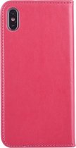 Roze hoesje voor de iPhone Xs Max Book Case - Pasjeshouder - Magneetsluiting