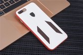 UNIQ Accessory iPhone 7-8 Plus Kunstleer Hard Case Back cover - Wit