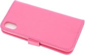 Roze hoesje iPhone X-Xs - Book Case - Pasjeshouder - Magneetsluiting