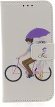 Print hoesje voor iPhone X-Xs Book Case - Pasjeshouder - Magneetsluiting