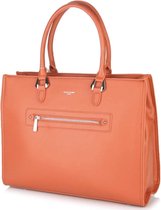 Extra grote Handtas David Jones Paris Oranje Coral