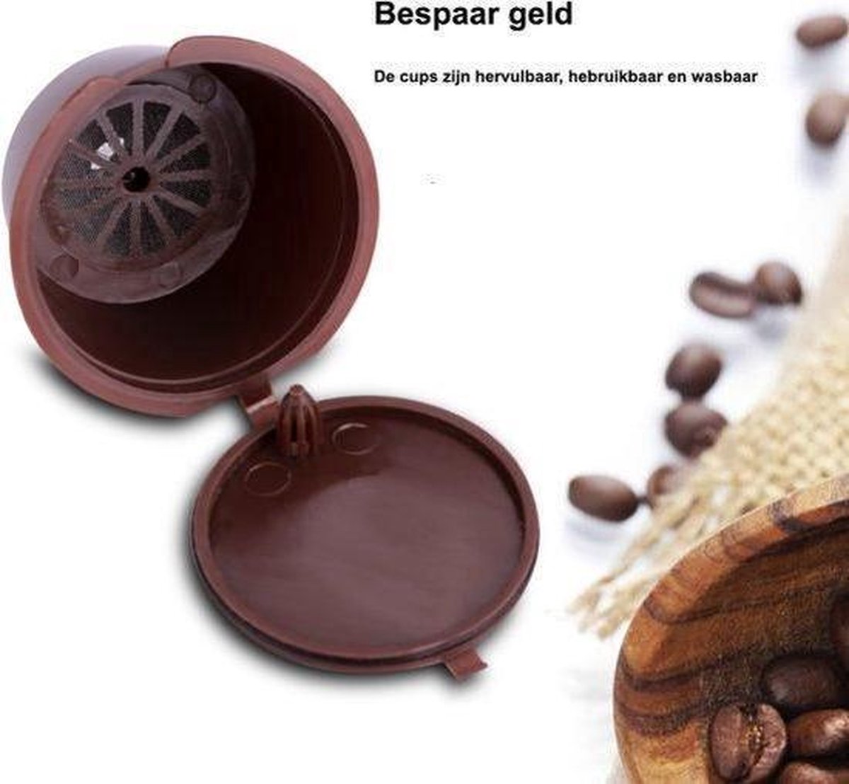 Set van 5 Dolce Gusto cups herbruikbaar — cadeau in Kookcadeaus - foto 3