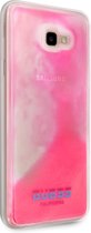 Roze hoesje van Guess - Backcover - voor Samsung Galaxy J4 Plus - Smart - Glow in the dark