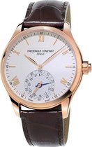 Frédérique Constant Horological Smartwatch FC-285V5B4 Horloge - Leer - Bruin - Ø 42 mm