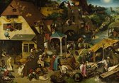 Pieter Breughel de Oude - Spreekwoorden en gezegden (1000 stukjes, kunst puzzel)