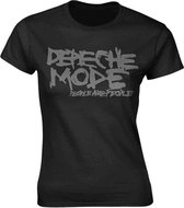 Depeche Mode Dames Tshirt -L- People Are People Zwart