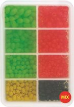 Fluo-Gummi Plastikperlen VE= 5 x SB sort.