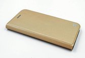 Goud hoesje iPhone 6-6S Book Case - Pasjeshouder - Magneetsluiting
