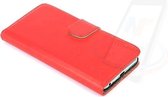 Rood hoesje voor de iPhone 6-6S - Book Case - Pasjeshouder - Magneetsluiting