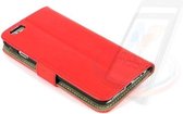 Hoesje Rood voor de iPhone 6-6S - Book Case - Pasjeshouder - Magneetsluiting