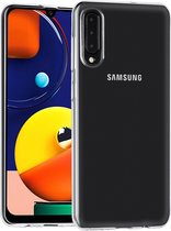 Samsung Galaxy A50S Hoes Cover TPU Siliconen Hoesje - Transparant