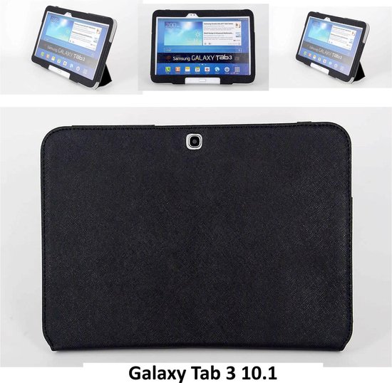Samsung Galaxy Tab 3 10.1 tablethoes Zwart voor bescherming van tablet  (P5210) | bol.com