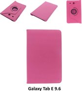 Samsung Galaxy Tab E 9.6 Draaibare tablethoes Hot Pink voor bescherming van tablet (T560)