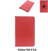 Samsung Galaxy Tab E 9.6 Draaibare tablethoes Rood voor bescherming van tablet (T560)
