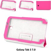 Samsung Galaxy Tab 3 7.0 Smart Tablethoes Roze voor bescherming van tablet (T210)